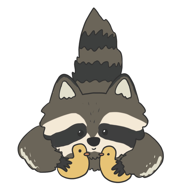 Original Art Keychain | Duckcoon