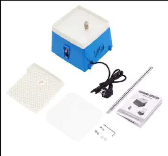 Compacte glasslijpmachine 65 Watt 4200 RPM met slijpschijf