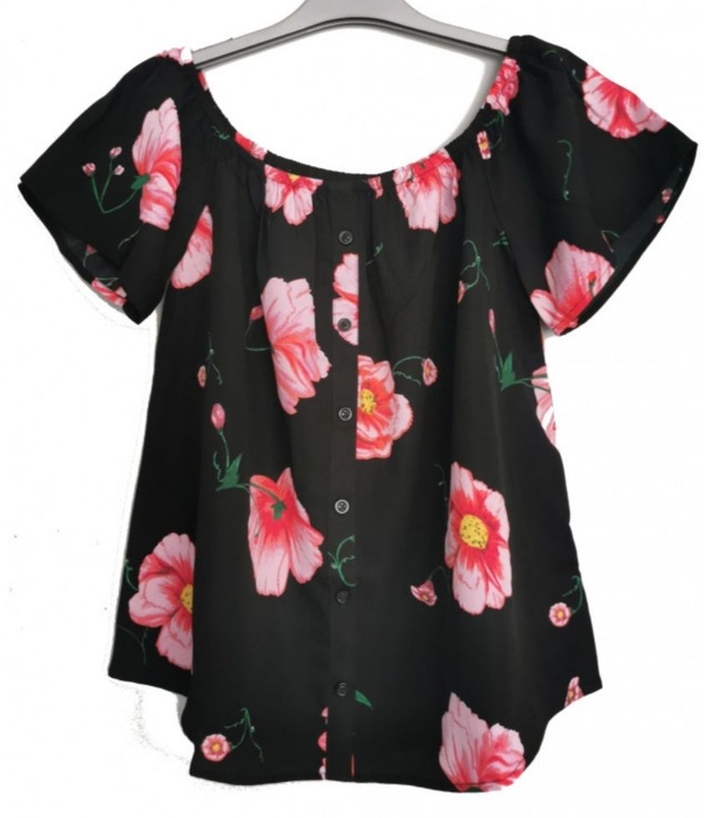 Blouse épaules dégagées taille XS (Terranova)