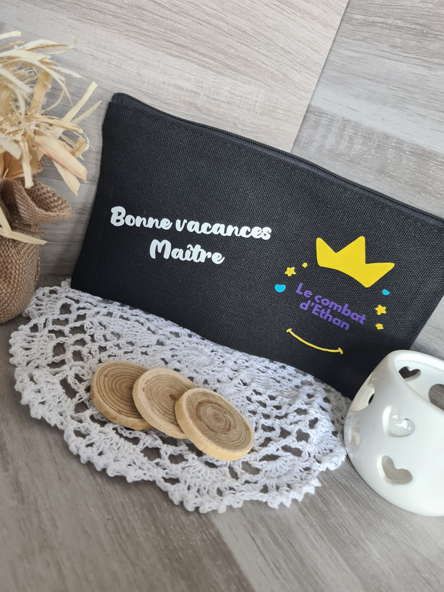 Pochette personnalisable Noir