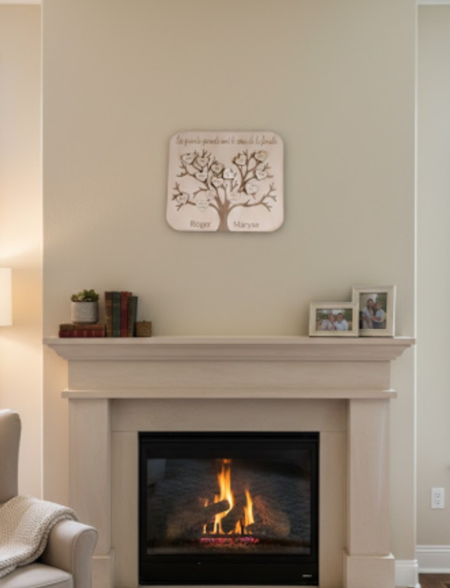 Arbre de vie en bois personnalisé 30x30 cm – fait main en Sarthe (1)