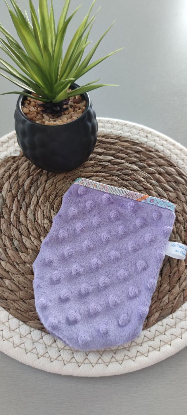 Gant minky grand violet rayures 
