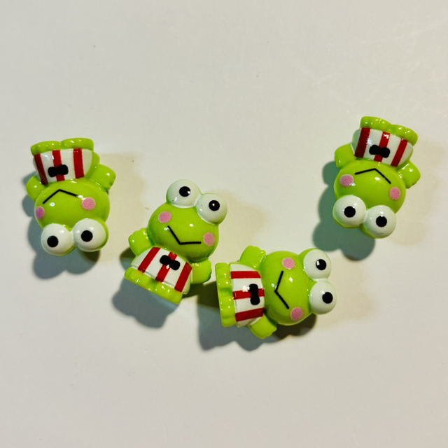 Keroppi Sanrio frog figures x 4