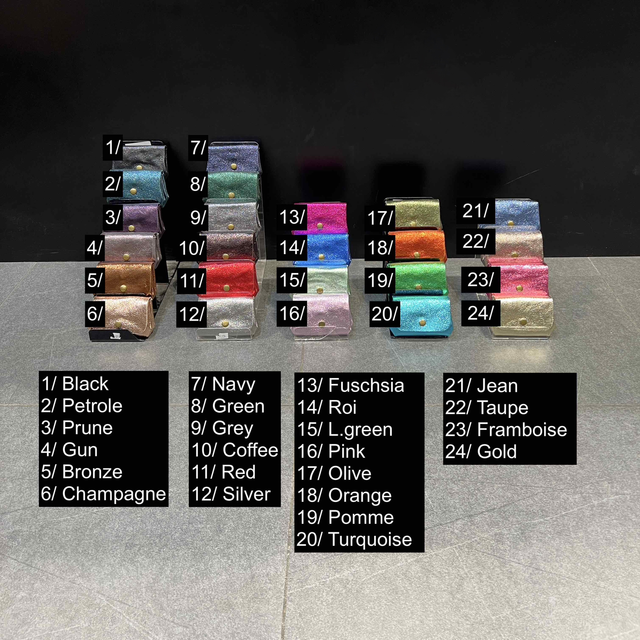 Porte monnaie en cuir