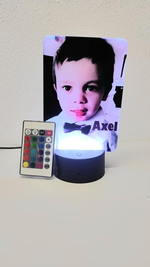lampe leds personnalisable avec vos images ou photos