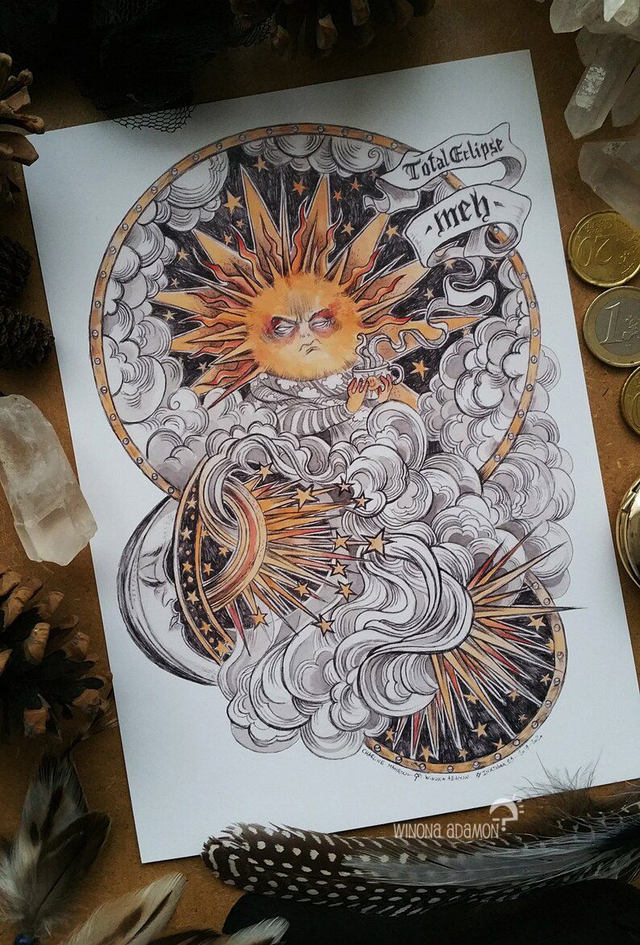 Total Eclipse Mood - carte A5