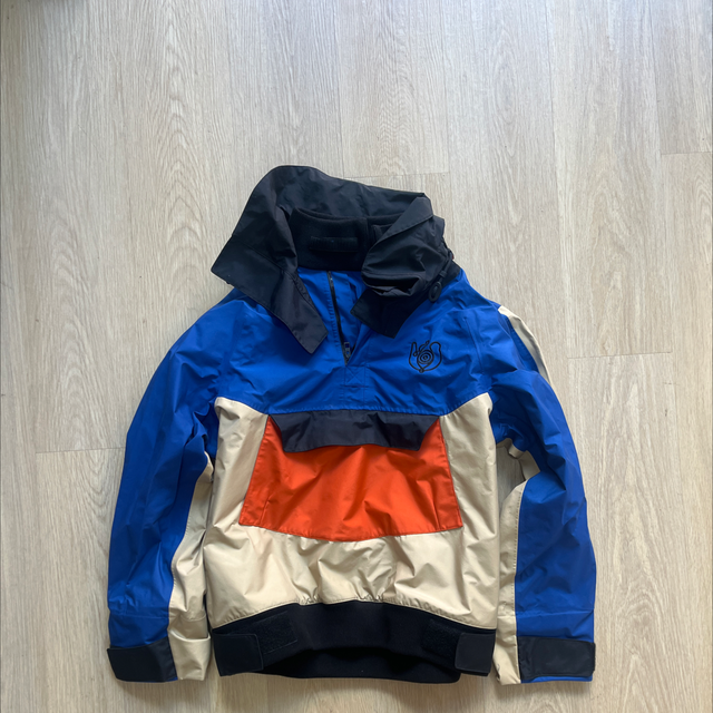 Loewe Jacket Blue Beige Oversize Size L - PRE-OWNED