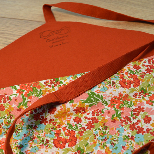 Protège livre, ECRIN MEDIUM Fleur d'automne