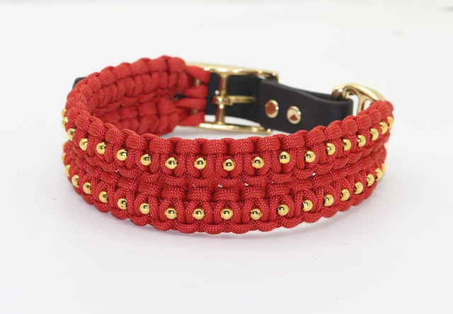 Collier Cerise et or 