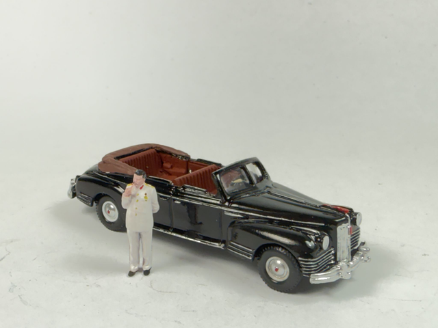 ZIS - 110 Cabrio 1945 DDR UdSSR - 1:87 H0 mit Stalin Figur