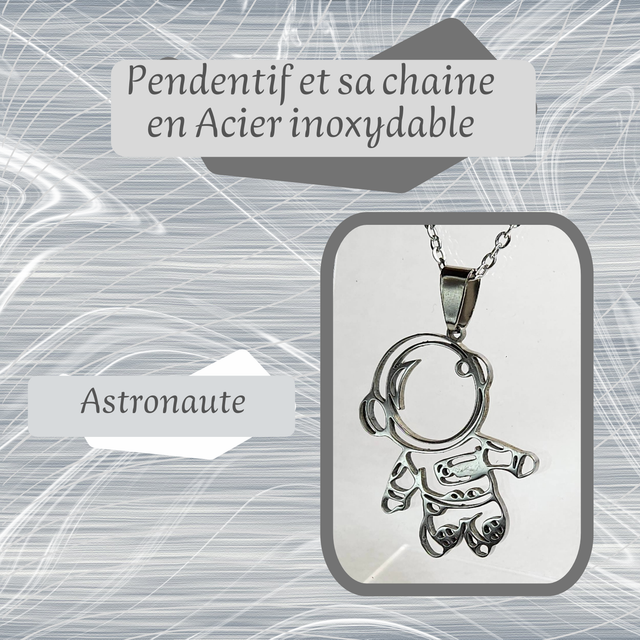 Pendentif L - Astronaute