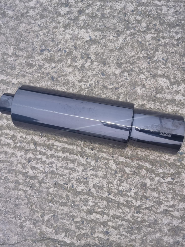 Titanium hks style back box 