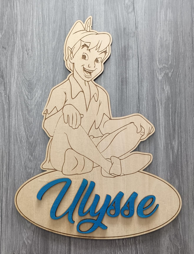 Plaque de porte prénom 