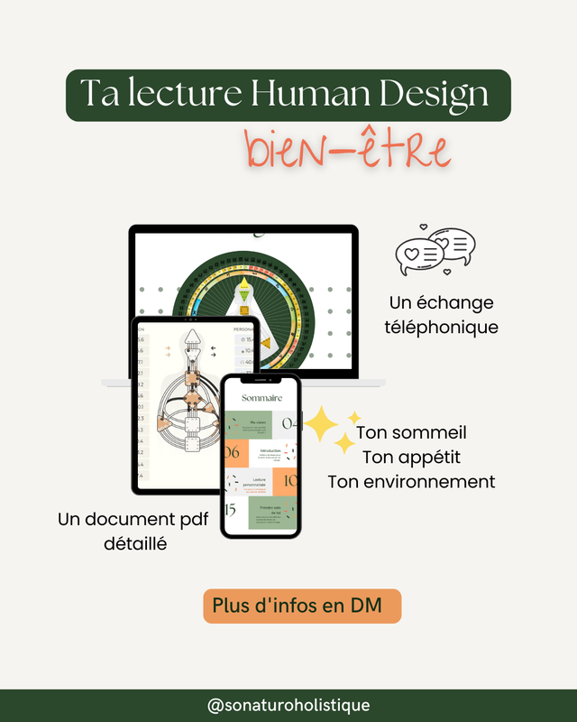 Lecture Human Design Holistique