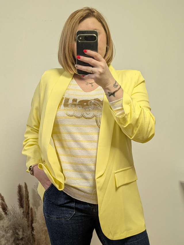 Blazer Elise  jaune 