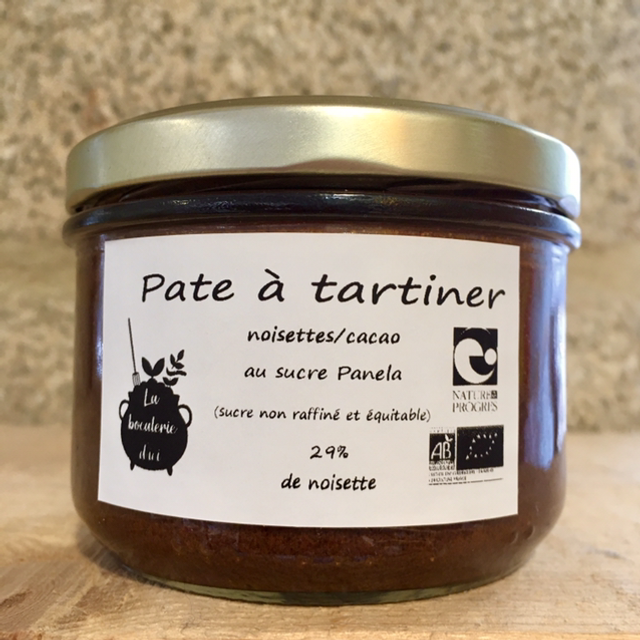 Pate à Tartiner Noisettes / Cacao au Sucre Panela - 250g