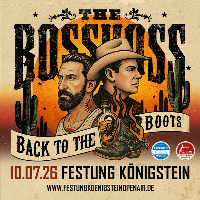 THE BOSSHOSS LIVE Summer 2026 - Freitag, 10.07.2026 Fanticket  ermäßigt