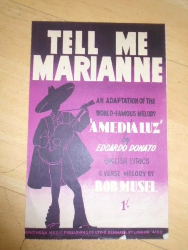 Tell me Marianne Sheet music by Bob Musel