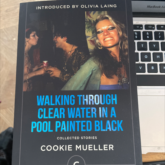 Walking Through Clear Water In A Black Pool Painted Black Cookie Mueller