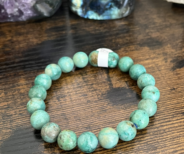 Bracelet de Chrysocolle du Pérou