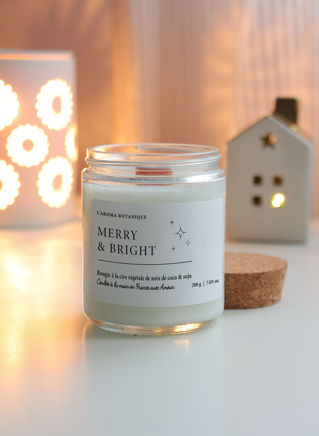 Bougie Signature • Merry &amp; Bright 