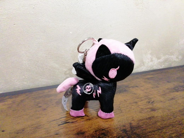 Porte clef poney noir