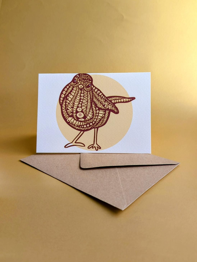 Robin Greeting Card - Winter Collection