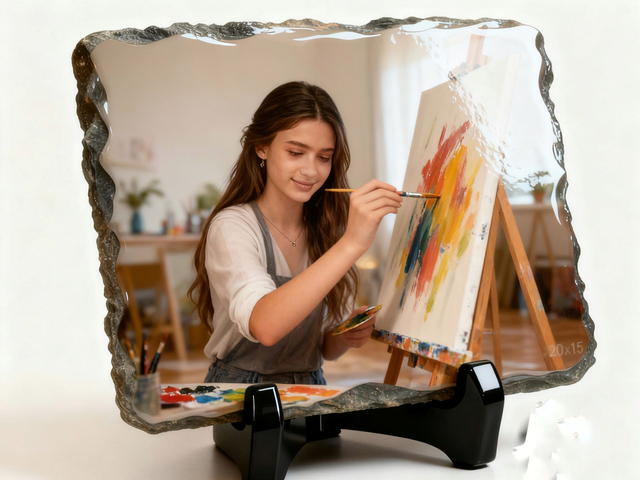 Photo Slate Gift - Personalised Slate Photo Frame for Anniversaries, Weddings, Birthdays, Christmas &amp; Valentines day