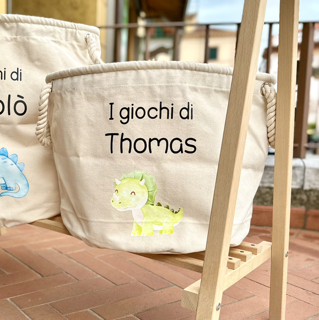 Life&Child - cesta porta giochi M