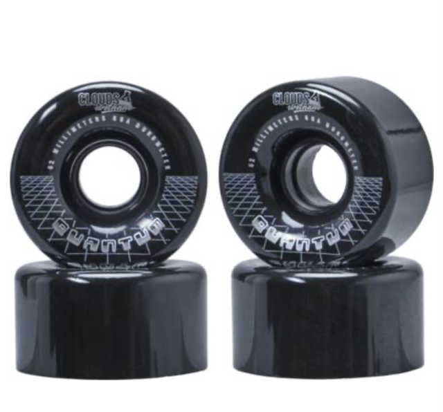 Clouds Urethane Quantum Outdoor Roller Skate Wheels 4-Pack