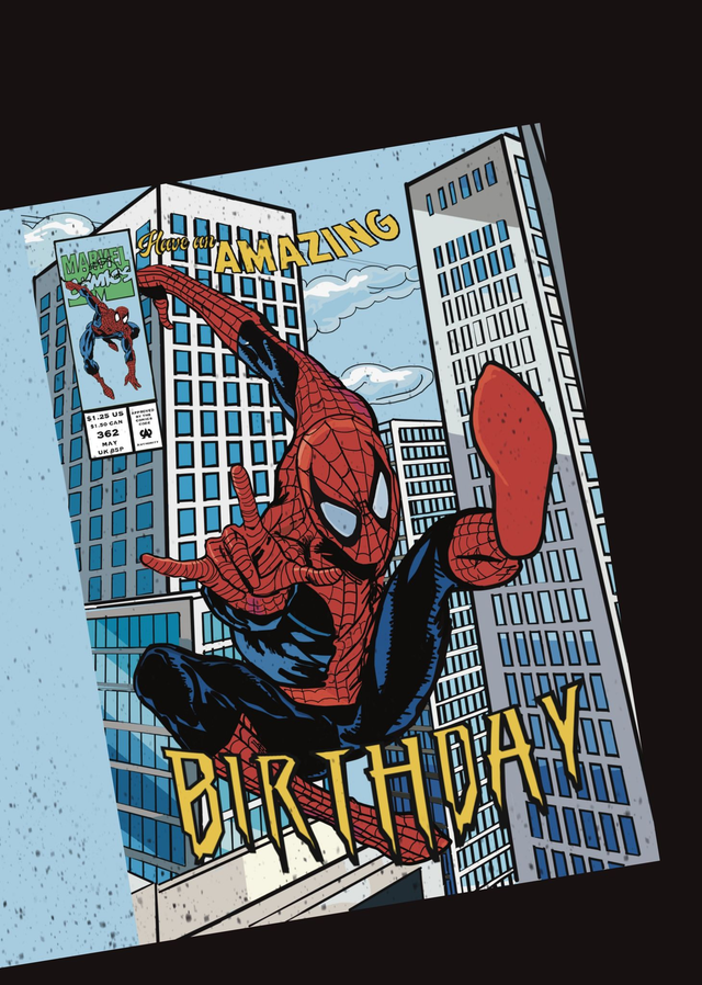 Spider-Man Birthday Card (A5)