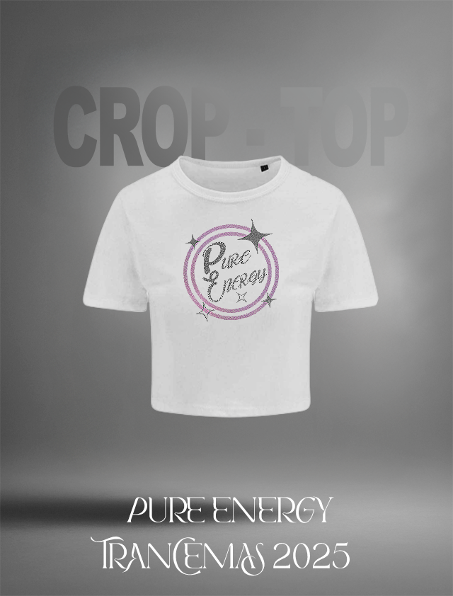 Crop Top - Pure Energy- Glitter