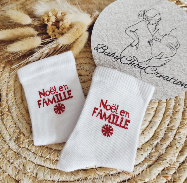 Chaussettes Noël en Famille 