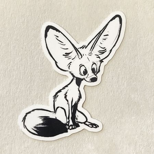 Fennec sticker