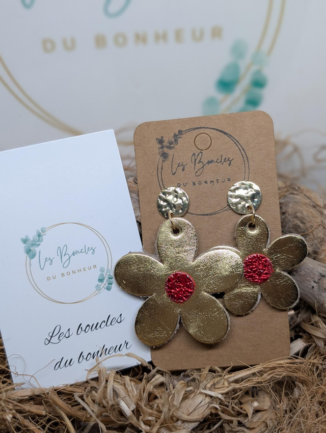 Boucles d&#039;oreilles Asymétrique Baby Marguerite zk172
