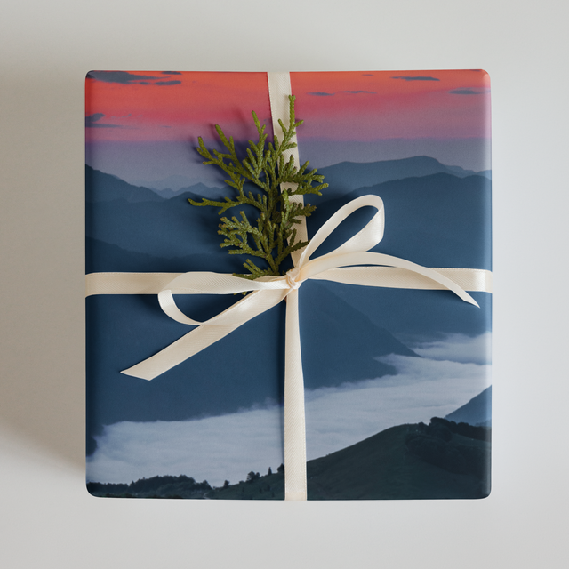 Carta regalo mountain sunrise view