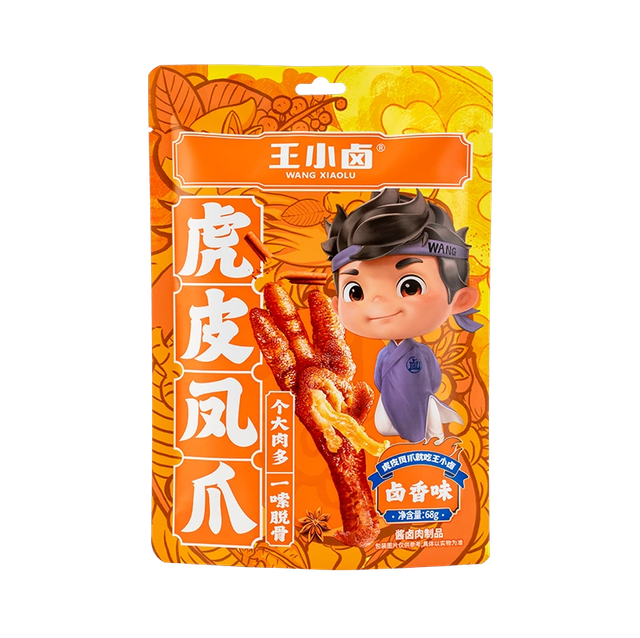 Zampe di pollo 王小卤虎皮风爪68g