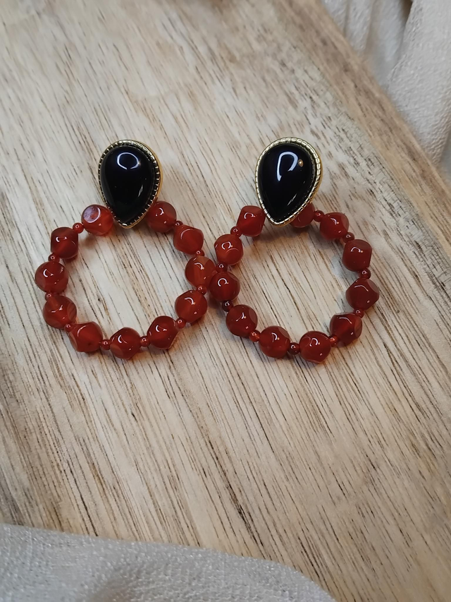 Boucles d'oreilles en acier inoxydable 