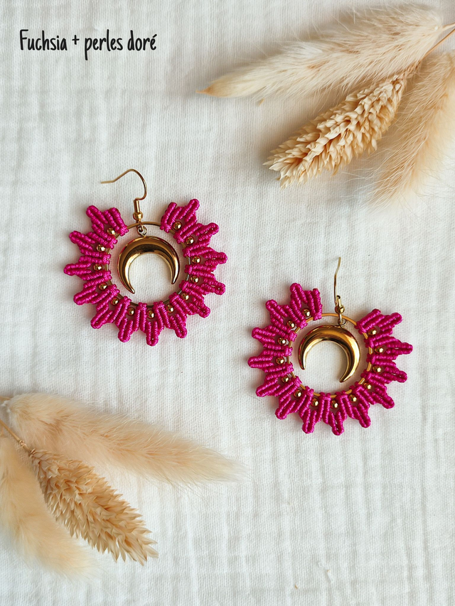 Boucles d'oreilles "LUNA" - Doré