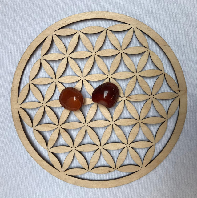 Pierre roulée Agate Rouge- Cornaline