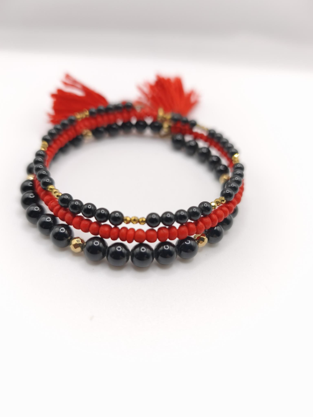 Bracelet bohème onyx