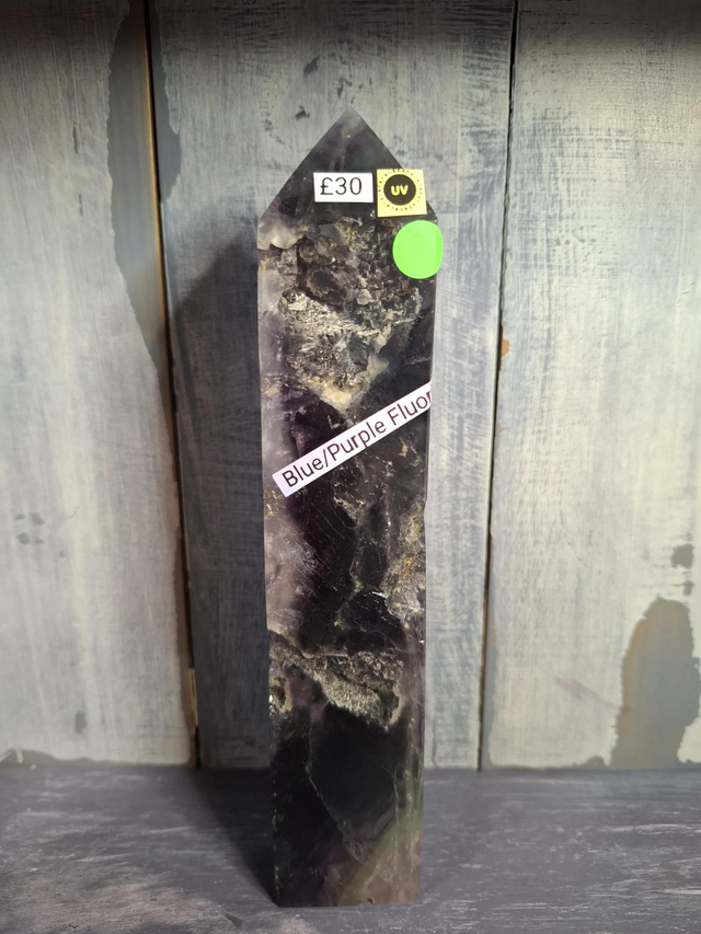 Blue/Purple Fluorite Tower 