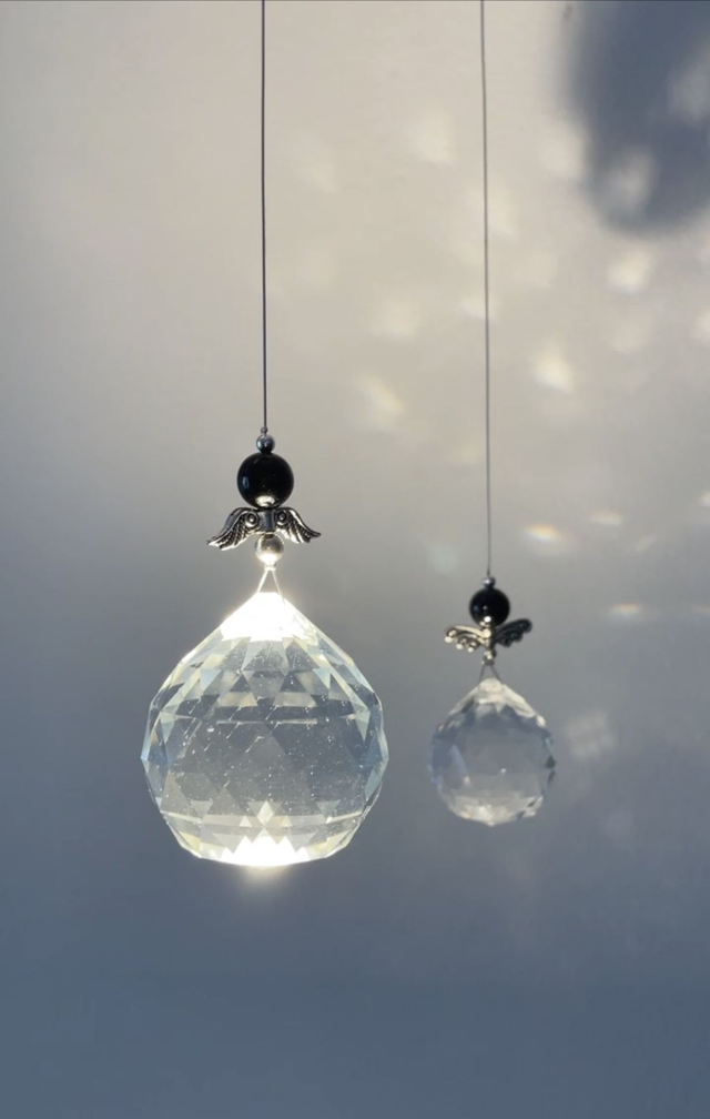 Angelito feng shui con mineral