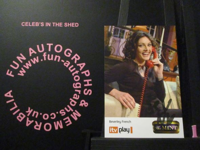 Beverley French Authentic Autographed The Mint 6x4 Cast Card (1)