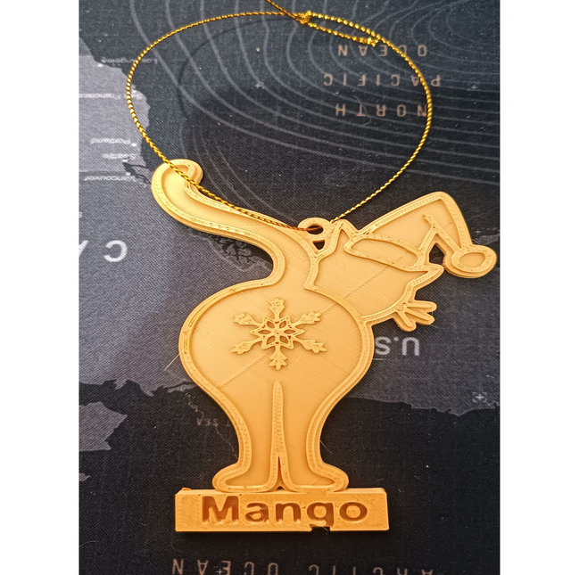 Christmas ornament - cat