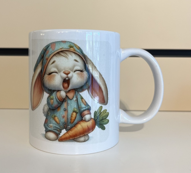 Tazza "Conigletto che sbadiglia"