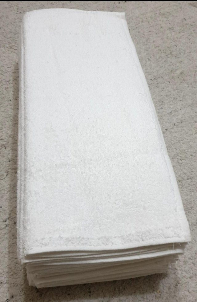 Serviettes 50x90 Lot de 6 pièces blanche