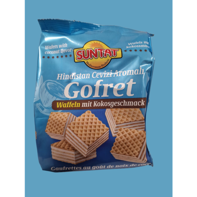 Gaufrette saveur coco SUNTAT 150g