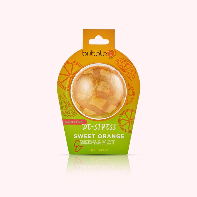Sweet   Orange   &amp;   Bergamot De-Stress   Bath   Bomb