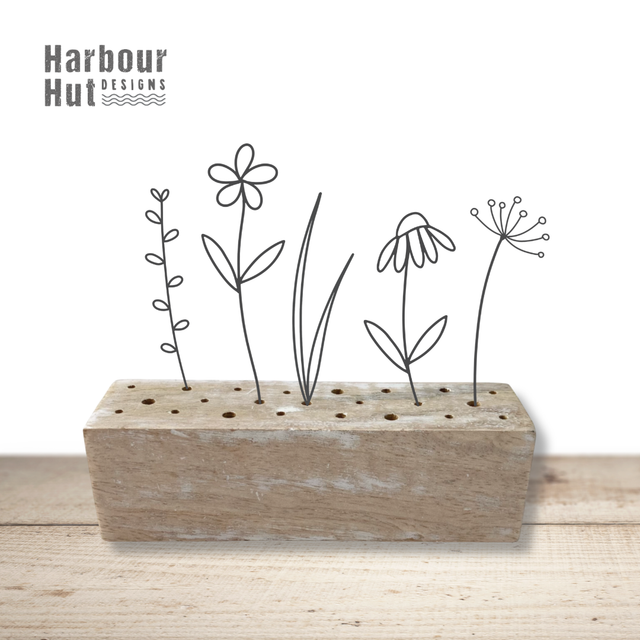 Wood Dried Flower Block